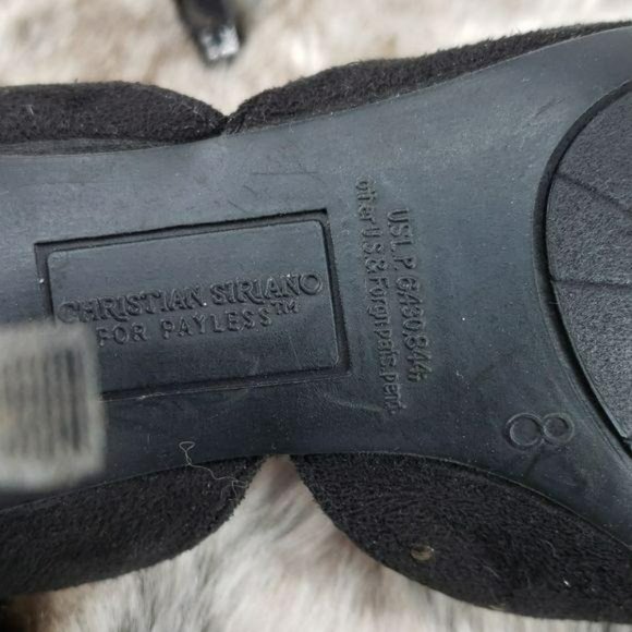 Christian‎ Siriano Suede Studded Black Heels - Picture 6 of 8